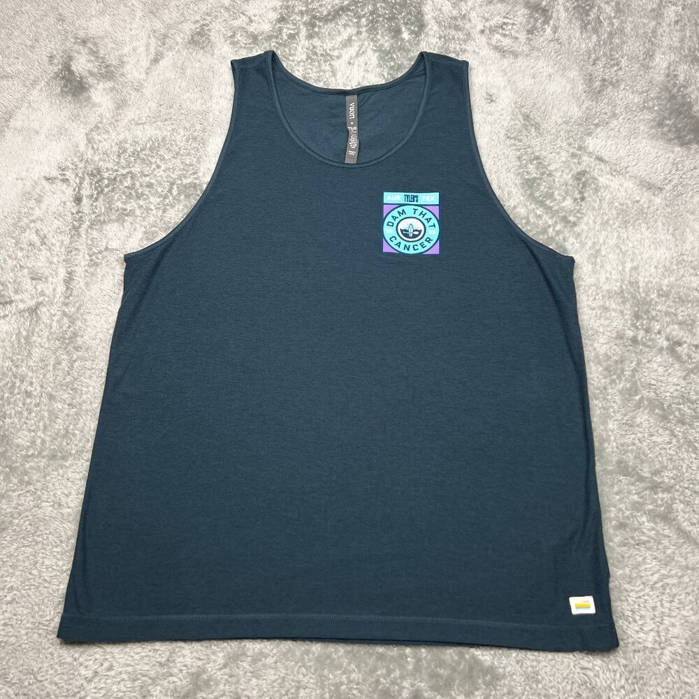 Vuori Tank Top Mens Extra Large Blue Performance Athleisure Stretch Tylers